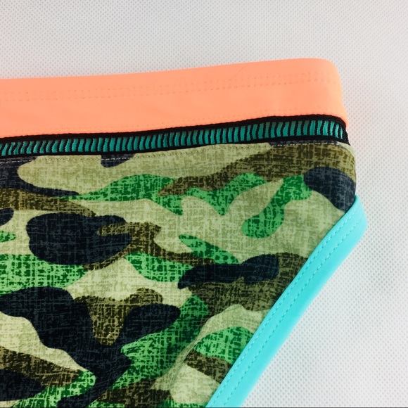 New Army Fatigue Print Low Rise Bikini Bottom - Picture 4 of 5